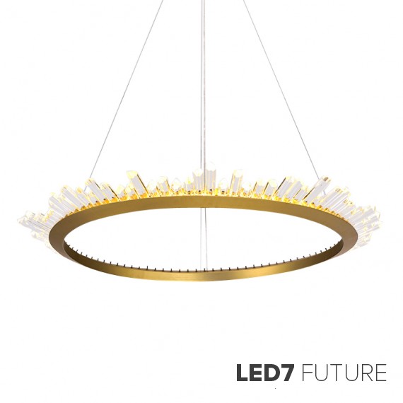 Loft Industry Modern - Crystall Sun Chandelier2